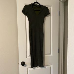 Dark green dress